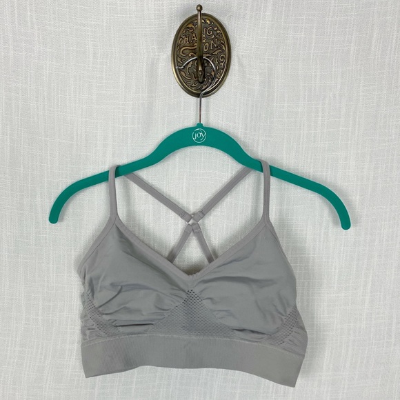 Nike Other - Nike Dri-Fit Seamless Light Bra Gray Size XL